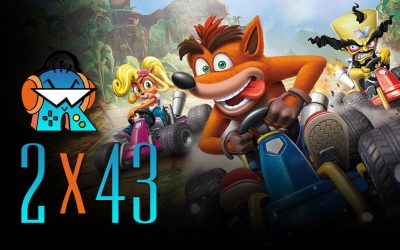 2×43 Crash Team Racing Nitro Fueled y Bloodstained